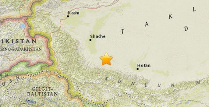 Tiongkok Diguncang Gempa 6,4 SR