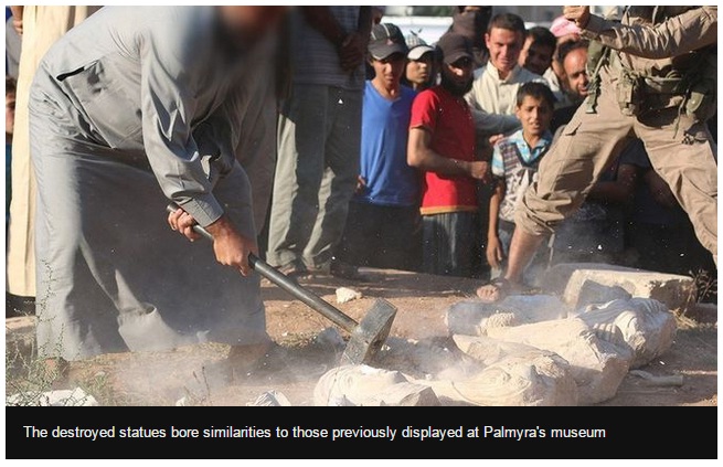 ISIS Kembali Hancurkan Patung Palmyra