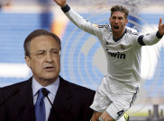 Florentino Perez Izinkan Sergio Ramos Gabung Manchester United