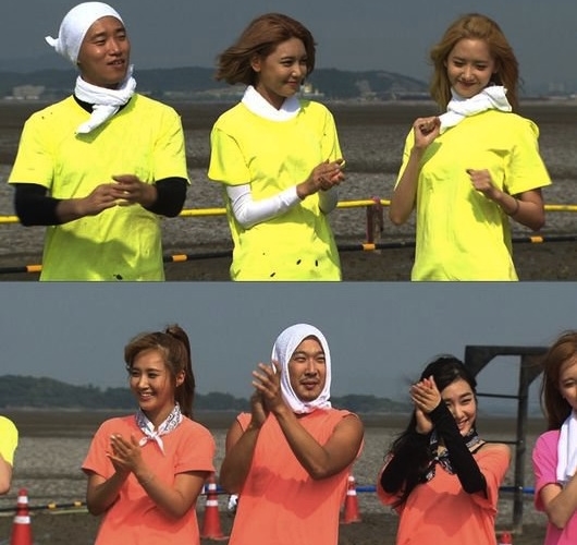 Aksi Personel SNSD Battle Dance di 'Running Man'