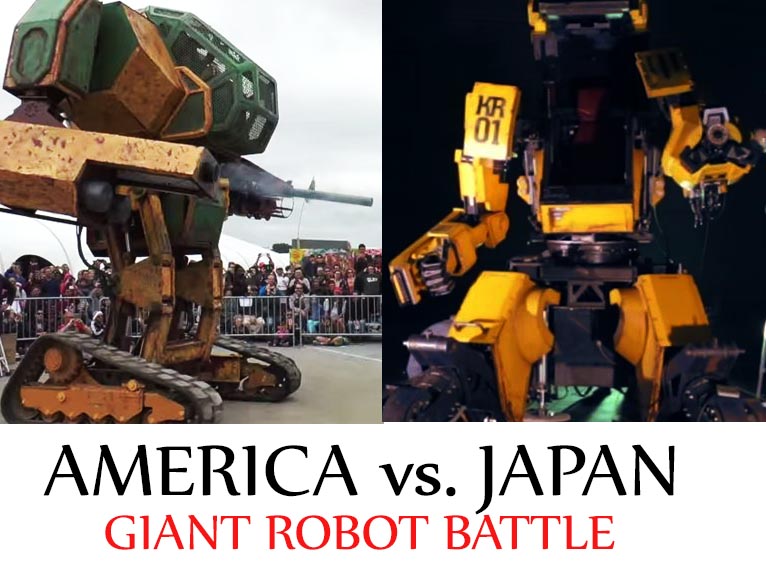 Robot Amerika akan Bertarung Melawan Robot Jepang