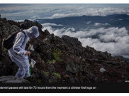 Pendaki Gunung Fuji Dapat Fasilitas WiFi Gratis