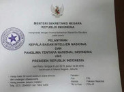  Kemen Setneg Akui Salah Tulis Singkatan BIN
