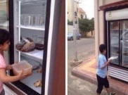 Pria Dermawan Letakan Kulkas Berisi Makanan di Jalan untuk Orang Miskin