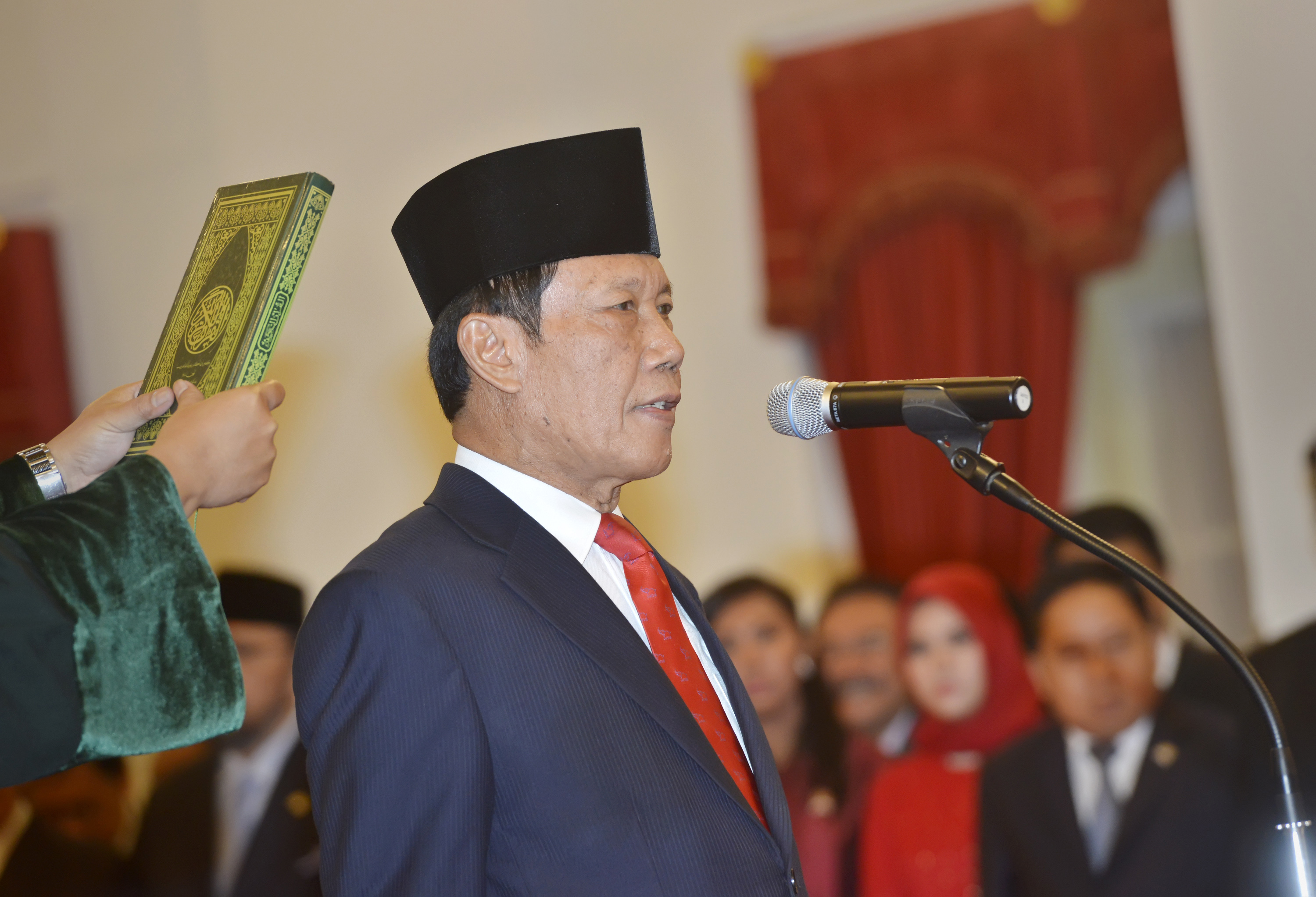 Pelantikan Kepala BIN Sutiyoso