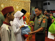Panglima TNI Buka Puasa Bersama 3.000 Anak Yatim 