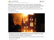 Muslim Amerika Galang Dana untuk Bangun Ulang Gereja yang Terbakar