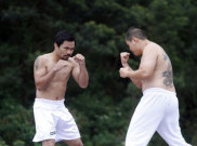 'Pertarungan' Manny Pacquiao Vs Chris John di Lereng Merapi