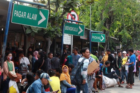 Jumlah Pemudik Bus Tahun Ini Meningkat