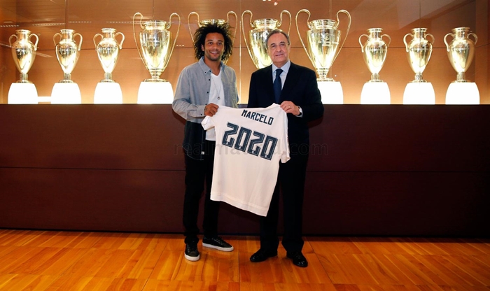 Marcelo Perpanjang Kontrak dengan Real Madrid Hingga 2020