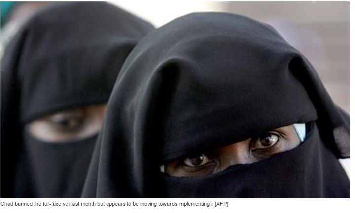Chad Larang Wanita Muslim Pakai Cadar