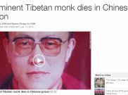 Biarawan Tibet Meninggal di Penjara Tiongkok