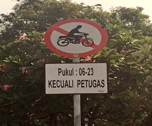 Libur Lebaran Sepeda Motor Bebas Masuk Jalan MH Thamrin