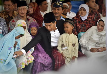 Lebaran Presiden Jokowi di Aceh