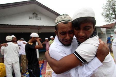 Lebaran Pengungsi Rohingya