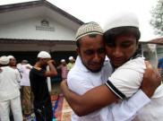 Lebaran Pengungsi Rohingya