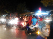 Malam Takbiran Lalin Sekitar Ciampea Bogor Padat Merayap