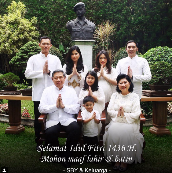 Perayaan Lebaran Keluarga SBY