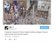 Bangunan Runtuh di New Delhi, 4 Orang Tewas