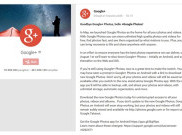 Layanan Google+ Photo Resmi Ditutup