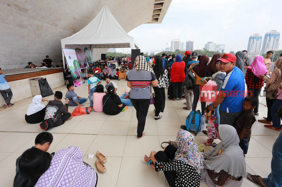 Pengunjung Monas Pernah Kesurupan