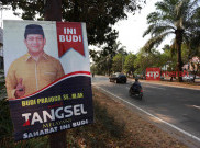 Kampanye Belum Dimulai, Ratusan Atribut Cakada Tangsel Sudah Beredar 