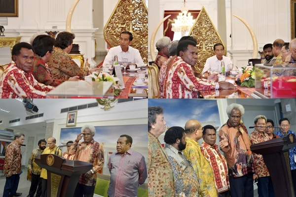 Tokoh Tolikara Papua Temui Jokowi