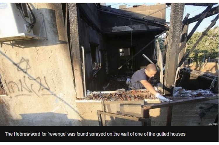Pembakaran oleh Kelompok Yahudi, Balita Palestina Tewas
