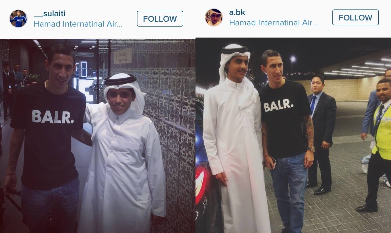 Lama Hilang, Angel di Maria Muncul di Qatar