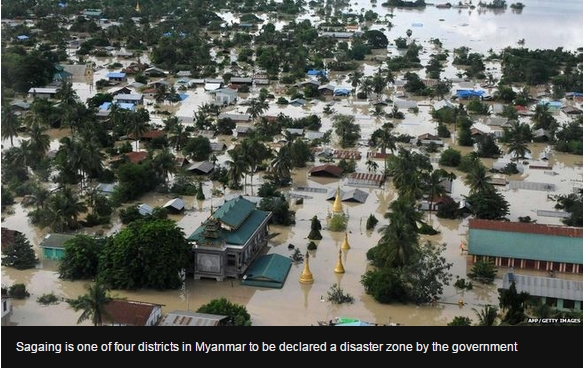 Banjir Dahsyat, Hujan Monsun Jadi Malapetaka bagi Myanmar