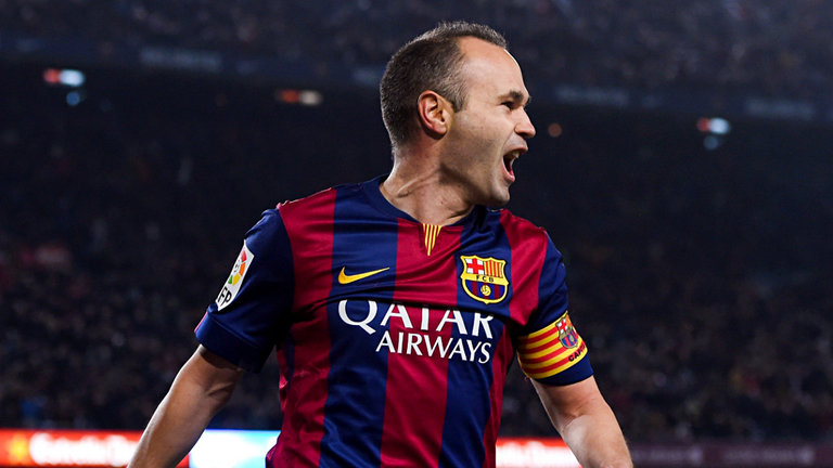 Pemain Barcelona, Andres Iniesta (Foto: Sky Sports)