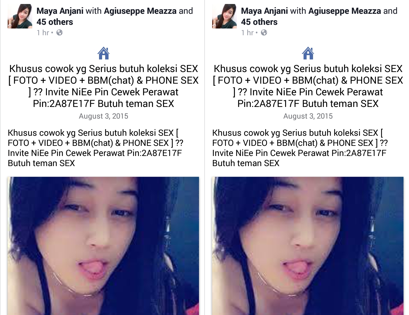 Hati-Hati Invite Pin Wanita Cantik di Facebook