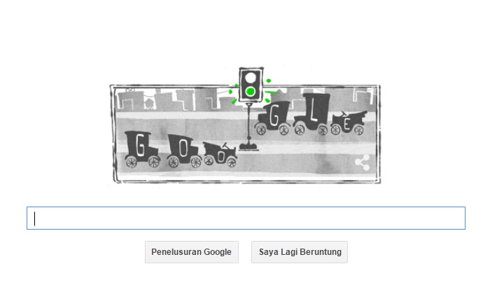 Google Doodle Peringati Ultah ke-101 Sistem Lampu Lalu Lintas Listrik Pertama