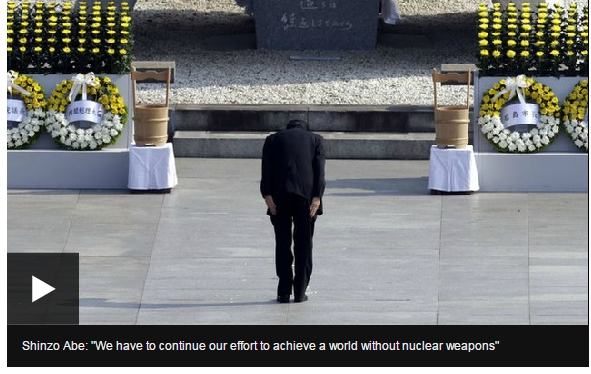 Warga Jepang Memperingati 70 Tahun Bom Hiroshima