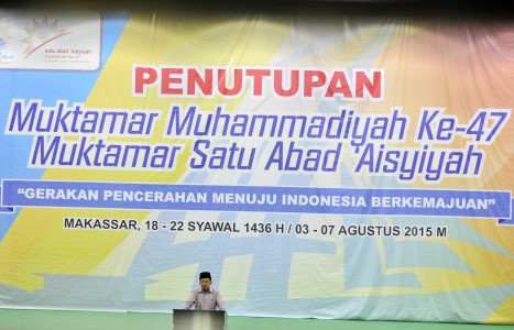 JK Tutup Mukmatar Muhammadiyah ke 47