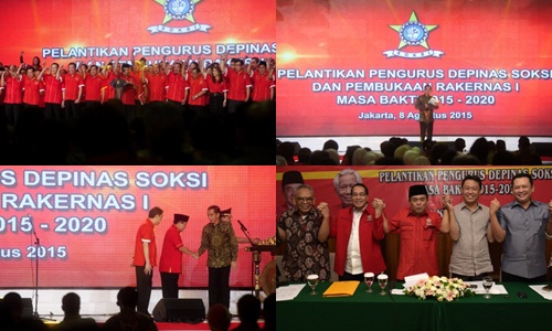 Presiden Jokowi Buka Rakernas SOKSI