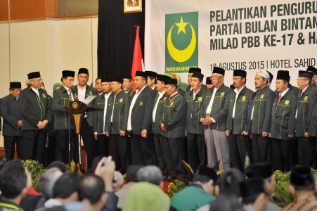 Presiden Jokowi Hadiri Milad ke-17 Partai Bulan Bintang