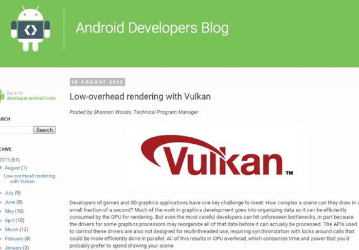 Vulkan akan Tingkatkan Kemampuan Grafis Android