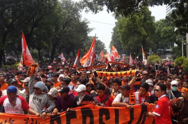 Demo, Jakmania Tolak Persib Main di Jakarta