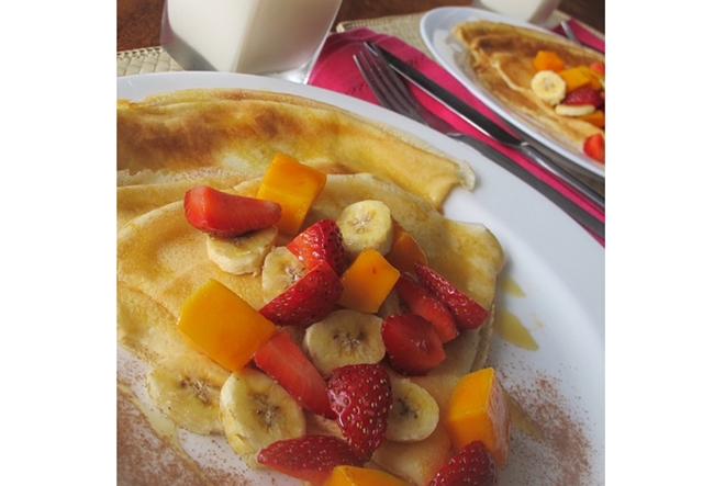 French Crepes Buah Cocok untuk Sarapan