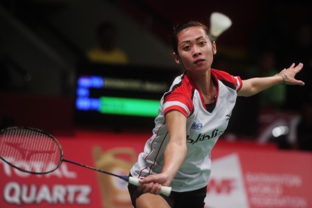 Aksi Lapangan Pebulu Tangkis Indonesia
