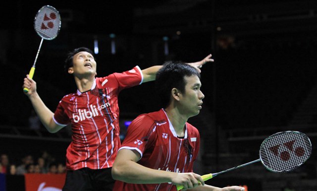 Hendra/Ahsan Menang Tanpa 'Berkeringat'