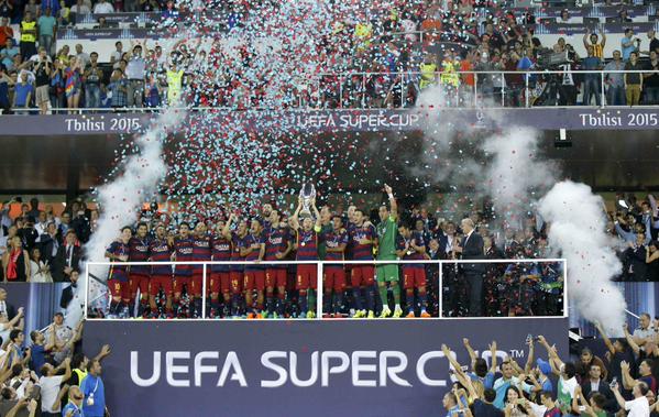 Barcelona Juara Piala Super Eropa 2015