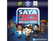 Jauhkan Kesan Seram, Polisi Usung Karikatur Polisi Cilik