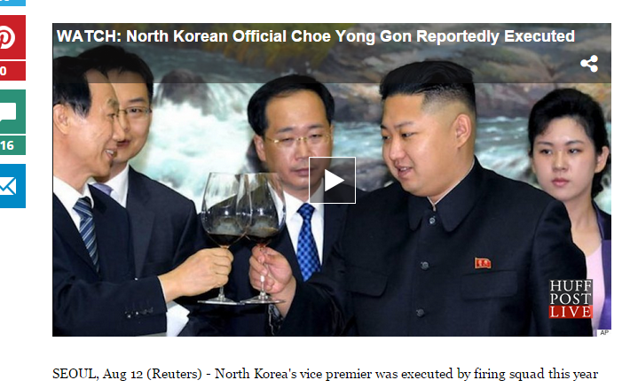 Kim Jong-un Eksekusi Mati Wakil Perdana Menterinya