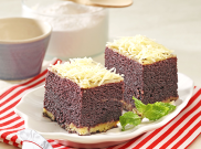 Cake Ketan Hitam Templok Keju ala Farah Quinn