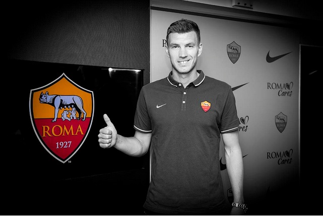 Pertajam Lini Depan, AS Roma Boyong Edin Dzeko