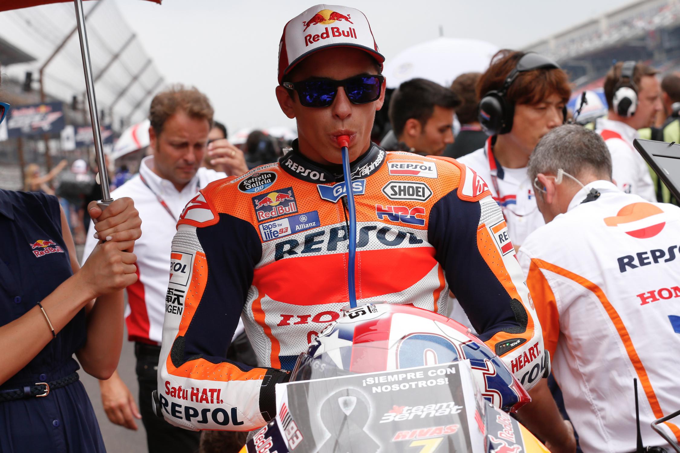 Terjungkal di Lintasan Basah, Marc Marquez Keluhkan Motor RC213V
