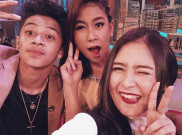 Keakraban Prilly, Anisa Rahma, dan Bastian Steel