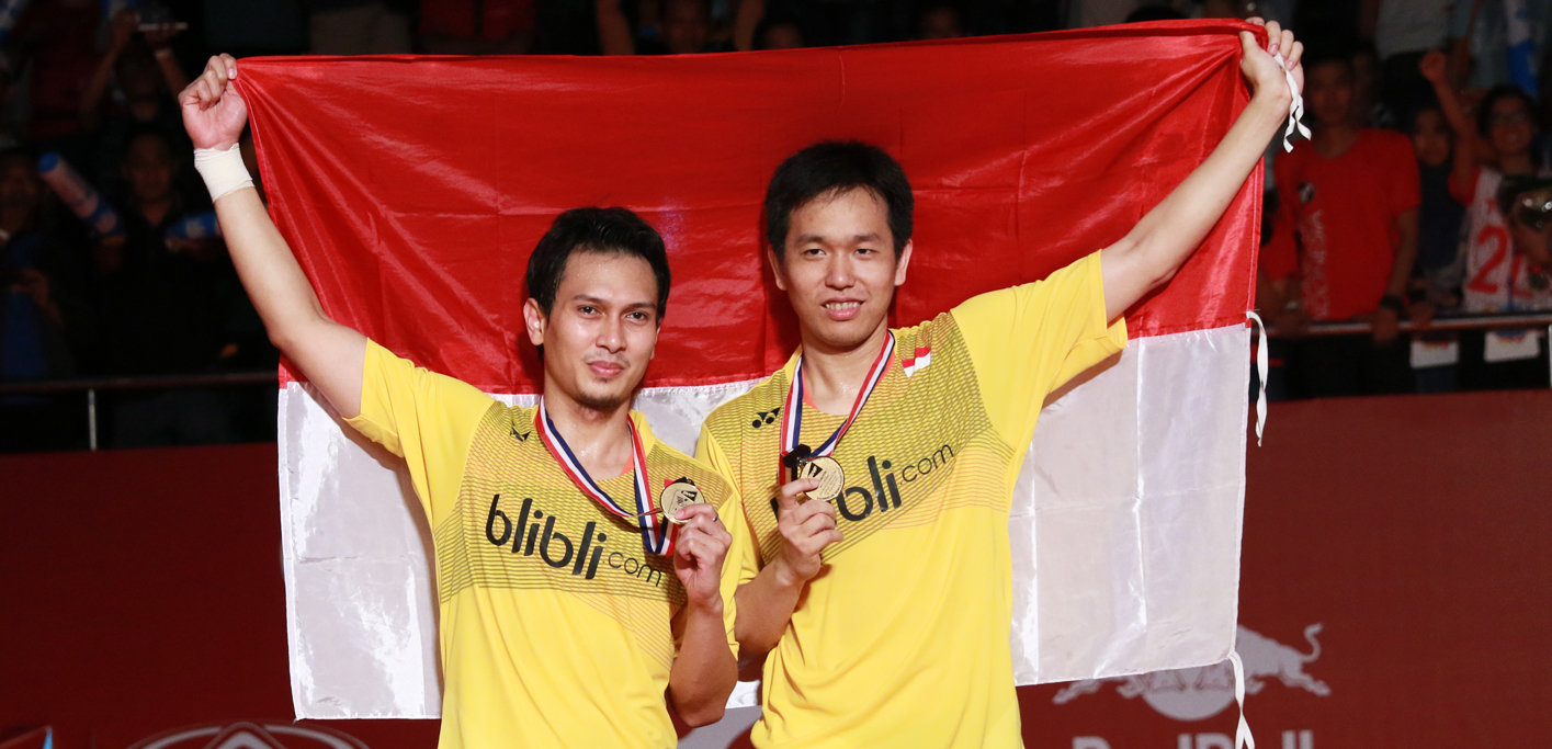 Hendra/Ahsan Raih Medali Emas Kejuaraan Dunia 2015